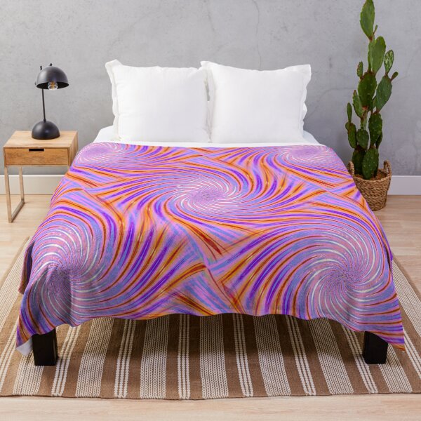 Item preview, Purple and Orange Seamless Swirl Design designed and sold by kristalcurt.