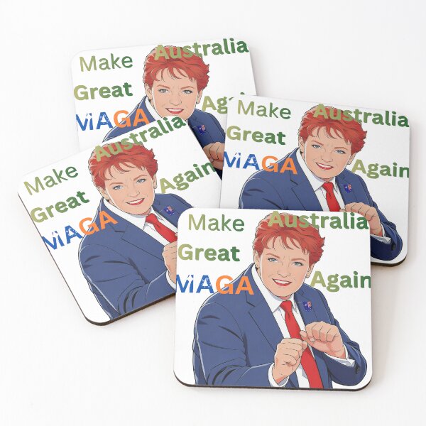 Item preview, Pauline Hanson – Make Australia Great Again MAGA Australia designed and sold by VisionLeeStudio.