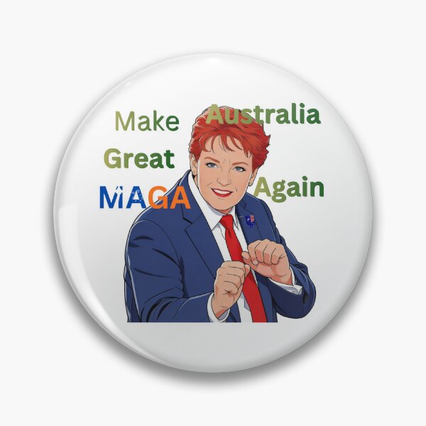 Artikelvorschau, Pauline Hanson – Make Australia Great Again MAGA Australia entworfen und verkauft von VisionLeeStudio.
