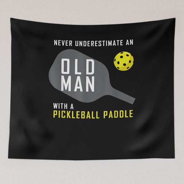 Item preview, Pickleball Never Underestimate an Old Man designed and sold by Cheesymatiion.