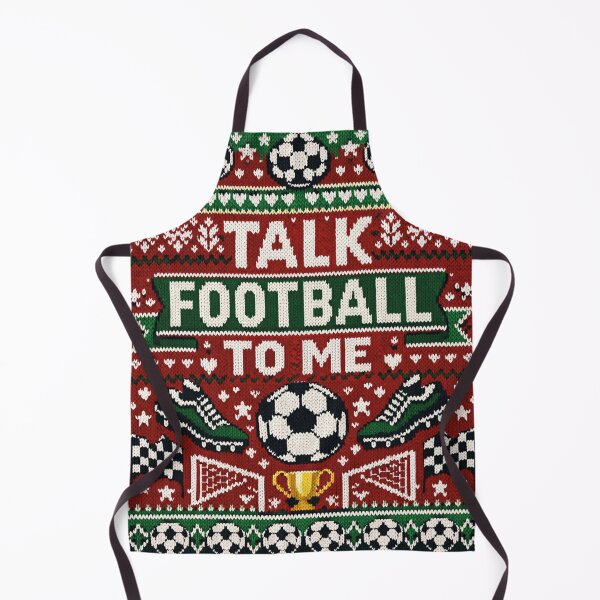 Item preview, Talk Football To Me Football Knitting Pattern Retro Look designed and sold by Mauswohn.