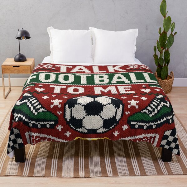 Item preview, Talk Football To Me Football Knitting Pattern Retro Look designed and sold by Mauswohn.