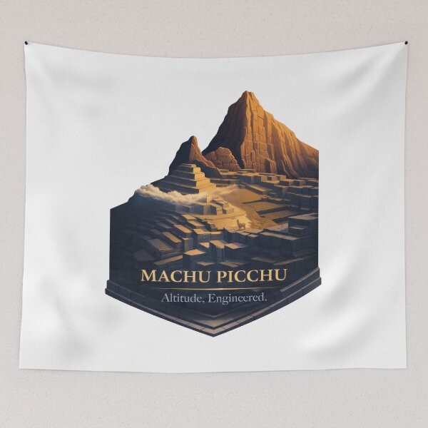 Item preview, Machu Picchu Built on Breathless Steps designed and sold by EdvvinStudios.