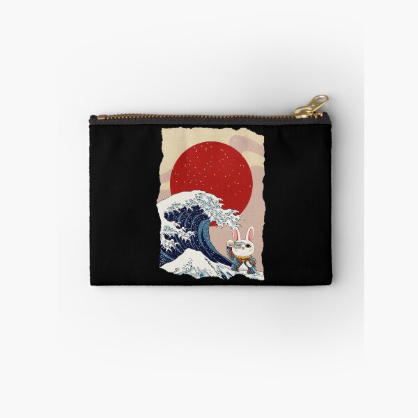 Item preview, Samurai Rabbit Great Wave Japanese Style Illustration designed and sold by JEFDodsonArt.