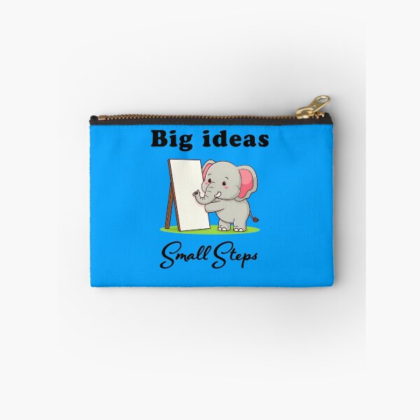 Item preview, "Big Ideas, Small Steps" elephant animal dreams design designed and sold by TR_fairydesigns.