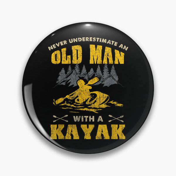 Item preview, Never Underestimate An Old Man With A Kayak Vintage designed and sold by Cheesymatiion.