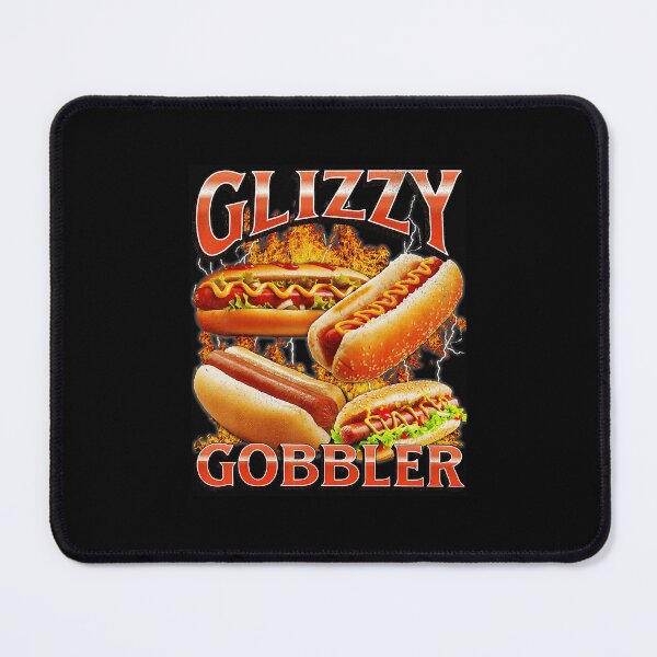 Item preview, Glizzy Gobbler Funny Hot Dog Meme Illustration designed and sold by tadmercado.