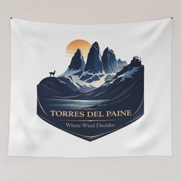 Item preview, Torres del Paine Wind Makes Decisions designed and sold by EdvvinStudios.