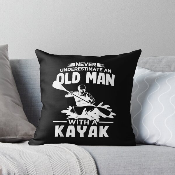 Item preview, Never Underestimate an Old Man with a Kayak designed and sold by Cheesymatiion.