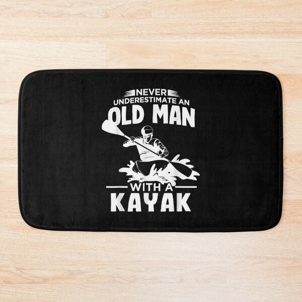 Item preview, Never Underestimate an Old Man with a Kayak designed and sold by Cheesymatiion.