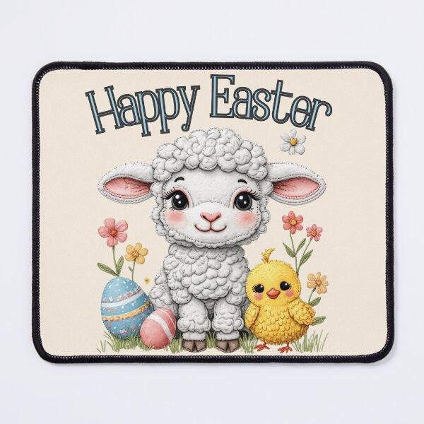 Item preview, Happy Easter Lamb and Chick designed and sold by Forevermore.