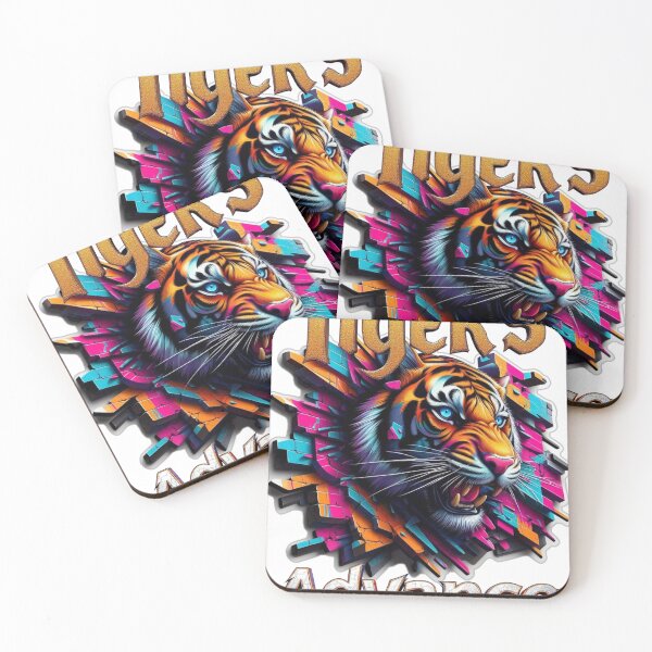 Item preview, Tiger Breaking Through Wall – Powerful Dynamic Animal Artwork designed and sold by Sweet Dreams & Fantasia.