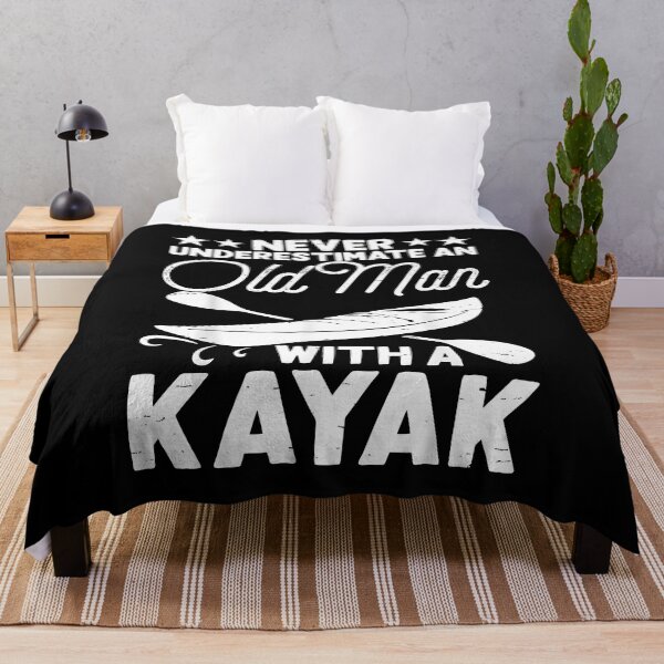 Item preview, Never Underestimate An Old Man With A Kayak designed and sold by Cheesymatiion.