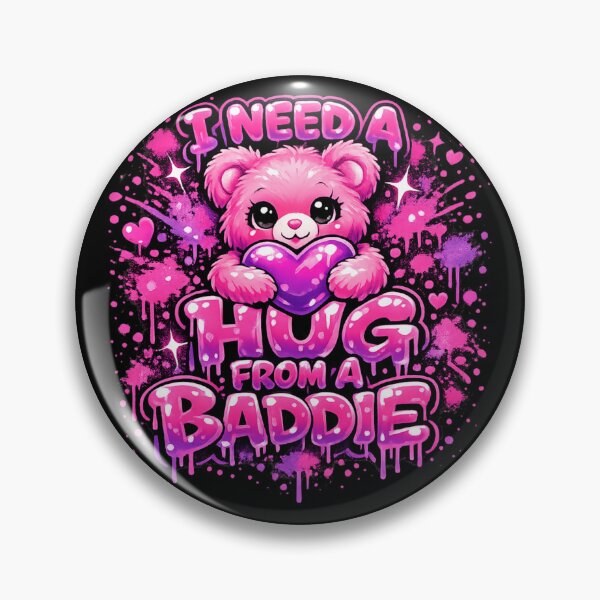 Item preview, I Need a Hug From A Baddie Graffiti Street Art designed and sold by CF_VintageDesign.