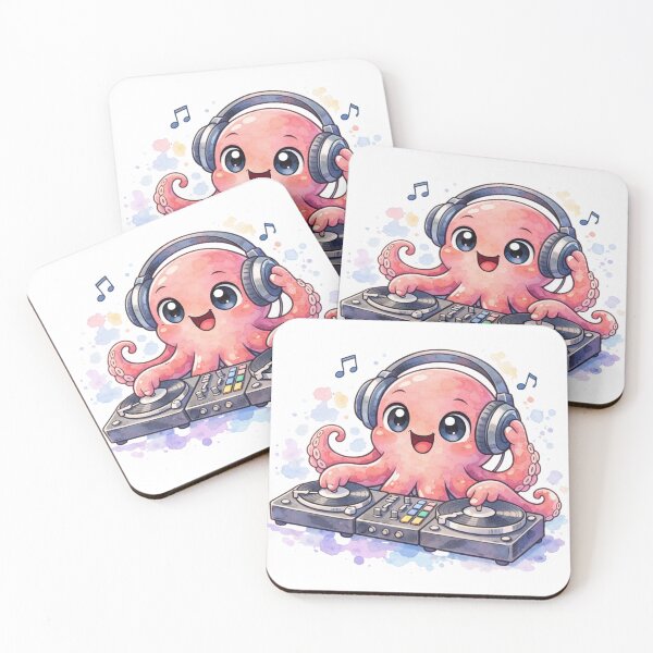 Item preview, DJ Octopus  designed and sold by LoopyPop.