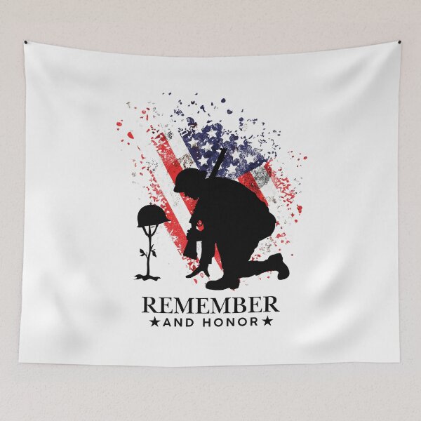 Item preview, Memorial Day Remember and Honor Soldier designed and sold by AussieMomma.