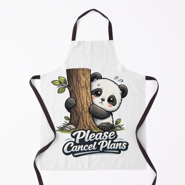 Item preview, Funny Panda Please Cancel Plans Cute shirt designed and sold by PawTheory.