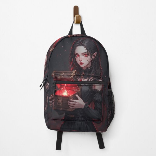 Item preview, Vampire with chest and magic fire designed and sold by ArtsJulian.