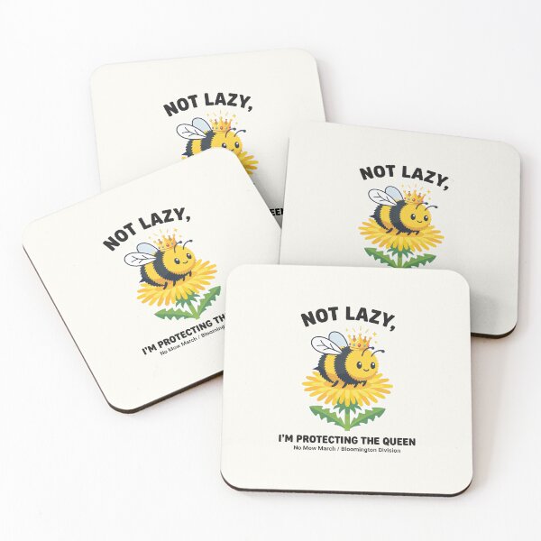 Item preview, Not Lazy I'm Protecting The Queen Environmentalism Bee Lover designed and sold by SplashTastic.
