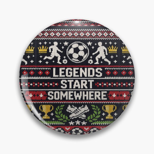Item preview, Legends Start Somewhere Football Knitting Pattern Design designed and sold by Mauswohn.