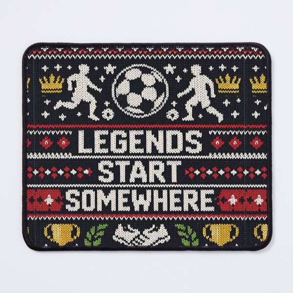 Item preview, Legends Start Somewhere Football Knitting Pattern Design designed and sold by Mauswohn.