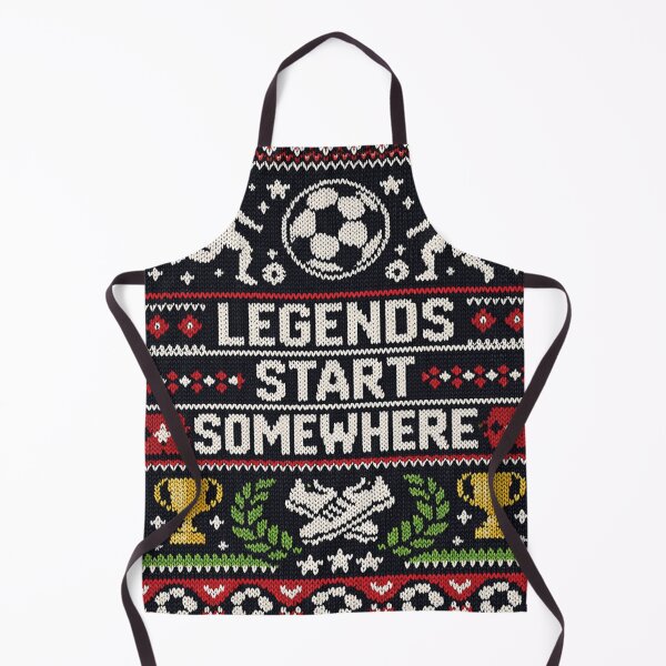 Item preview, Legends Start Somewhere Football Knitting Pattern Design designed and sold by Mauswohn.