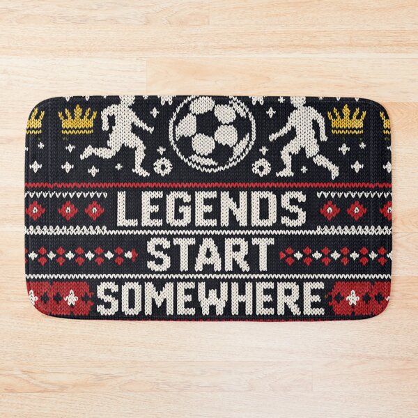 Item preview, Legends Start Somewhere Football Knitting Pattern Design designed and sold by Mauswohn.
