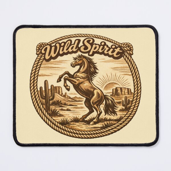 Item preview, Cowgirl Wild Spirit Horse | NickerStickers® on Redbubble designed and sold by NickerStickers.