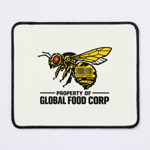 Item preview, Property of Global Food Corp Dystopian Satire designed and sold by SplashTastic.