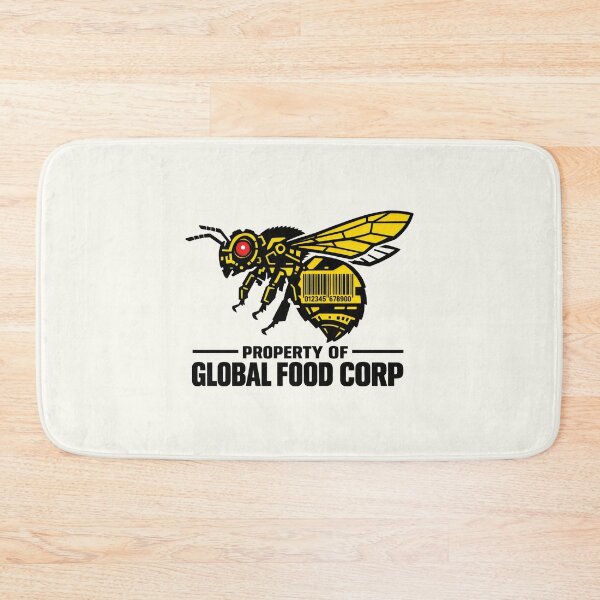 Item preview, Property of Global Food Corp Dystopian Satire designed and sold by SplashTastic.