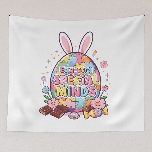 Item preview, easter autism Egg-stra Special Minds designed and sold by Uglyandcute.
