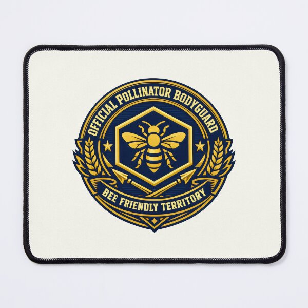 Item preview, Official Pollinator Bodyguard Bee Conservation Emblem designed and sold by SplashTastic.