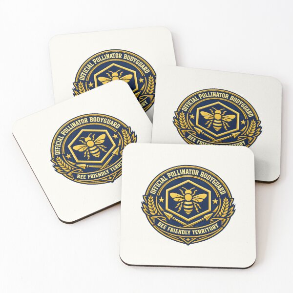 Item preview, Official Pollinator Bodyguard Bee Conservation Emblem designed and sold by SplashTastic.