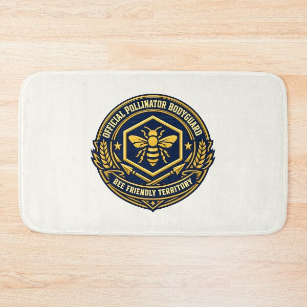Item preview, Official Pollinator Bodyguard Bee Conservation Emblem designed and sold by SplashTastic.