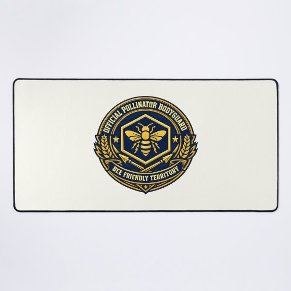 Item preview, Official Pollinator Bodyguard Bee Conservation Emblem designed and sold by SplashTastic.