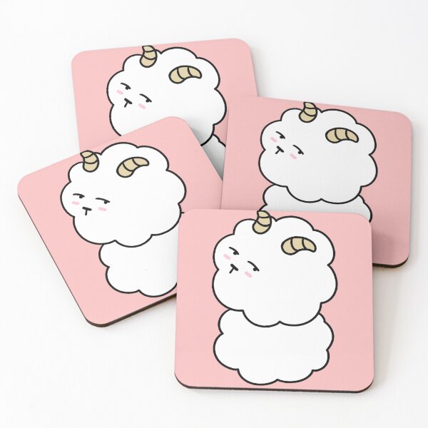 Item preview, Cute Fluffy White Sheep Kawaii Doodle designed and sold by ubborn.