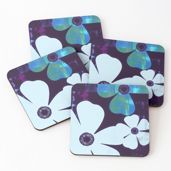 Item preview, Midnight Floral Glow – Elegant Art Deco Botanical Art designed and sold by joycrysstudio.