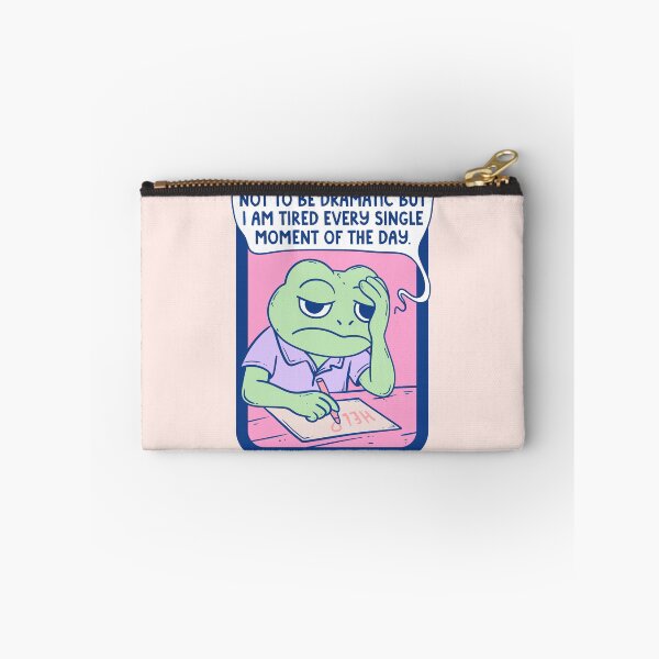Item preview, Funny Tired Frog – Not to Be Dramatic But I Am Exhausted designed and sold by Jess.a.creates.