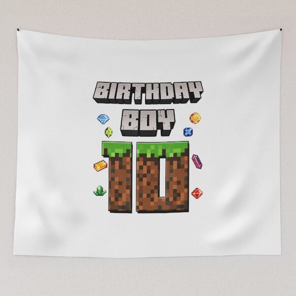 Item preview, Birthday Boy 10 Pixel Gaming Style Birthday  designed and sold by FGTV2021.