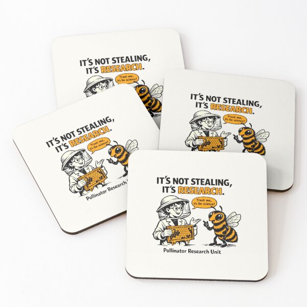 Item preview, It's Not Stealing It's Research Beekeeping Humor designed and sold by SplashTastic.