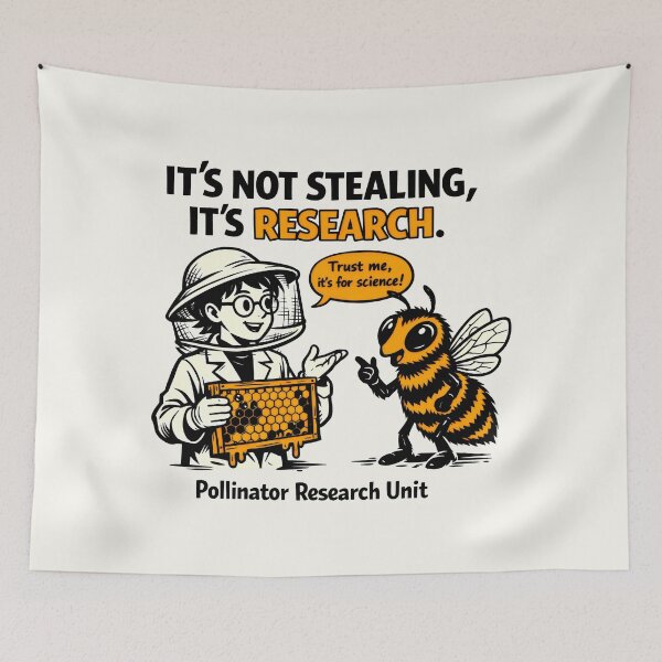 Item preview, It's Not Stealing It's Research Beekeeping Humor designed and sold by SplashTastic.