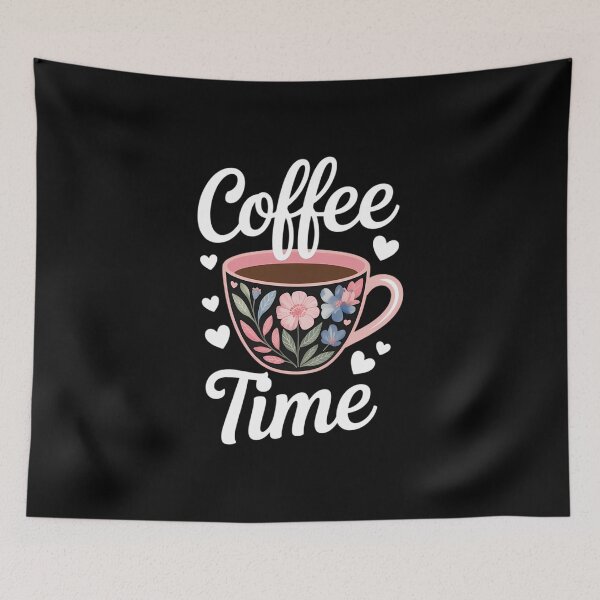 Item preview, Cute Coffee Time Pink Coffee Lover designed and sold by IdunayaStore.