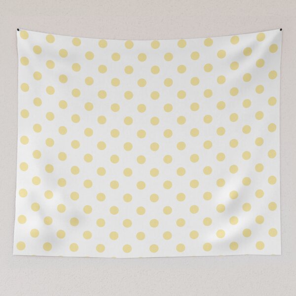 Item preview, Pastel Yellow Polka Dots On White designed and sold by POLKAIWERX.