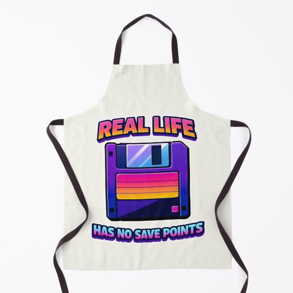Item preview, Real Life Has No Save Points Vaporwave 90s Nostalgia designed and sold by SplashTastic.