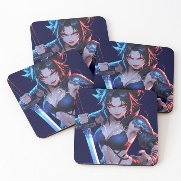 Item preview, Neon Dark Swordswoman Fury designed and sold by RadaQueen.