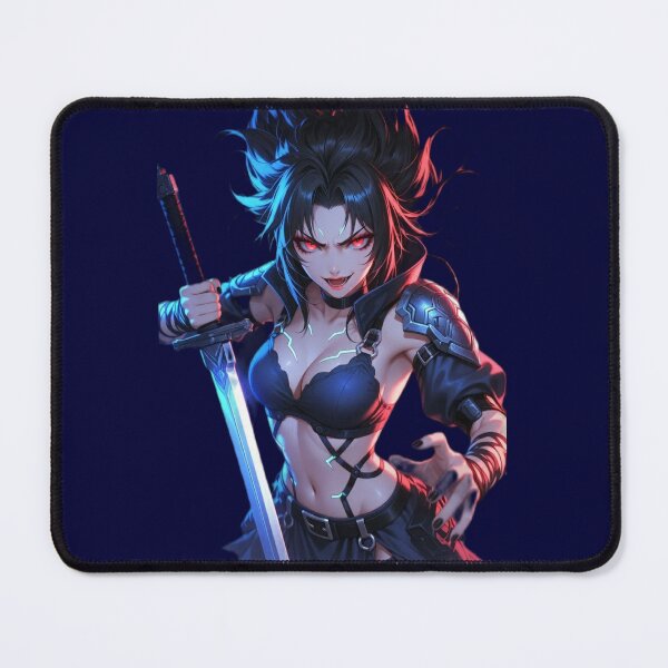 Item preview, Neon Dark Swordswoman Fury designed and sold by RadaQueen.