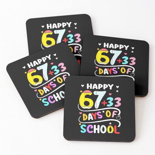 Item preview, Happy 67 + 33 Days of School Colorful Math Celebration designed and sold by gladysenglish.