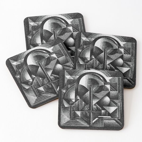 Item preview, Pointillism Iconography IV Abstraction (No.03) designed and sold by Form Finding Design.