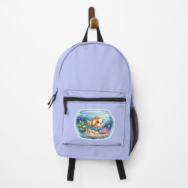 Item preview, Cute Kawaii Clownfish Fishbowl Sticker designed and sold by Qingtian814.