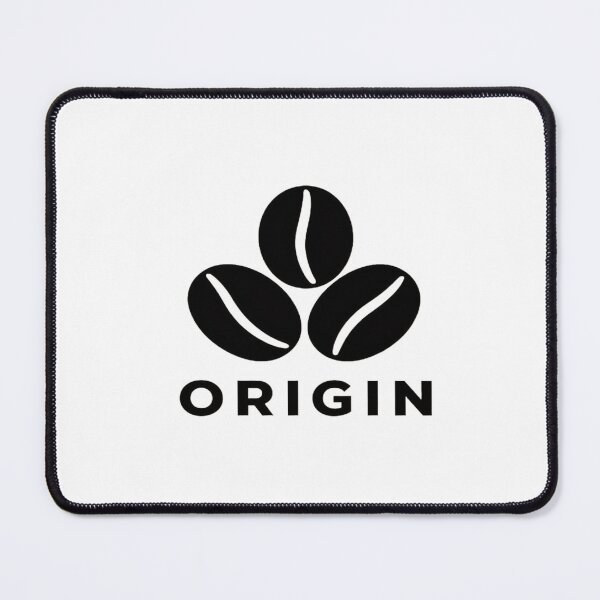 Item preview, Minimalist Coffee Bean Logo – ORIGIN Modern Branding Design for Cafés, Packaging & Merch designed and sold by Bright Nest Studio.